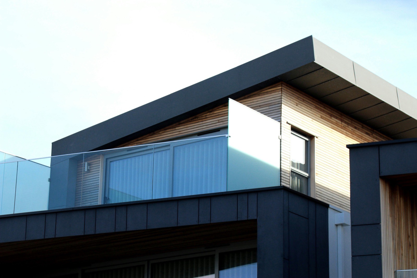 Architektur-Aufnahme eines modernen Hauses für die Vermarktung